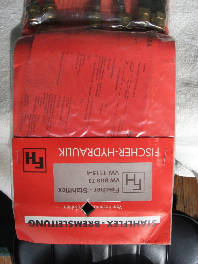 Vanagon stainless steel brake hose kit100 Western Mass. VW Vortex